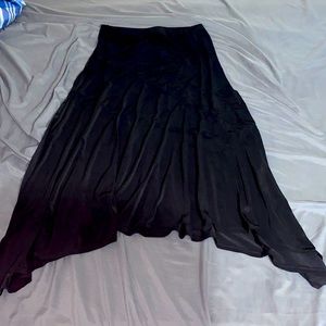 Black strapless dress